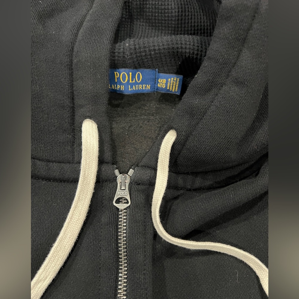 Ralph Lauren Black Zip-Up Sweater - Picture 3 of 4